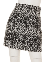 モノトーンレオパードSK/ブラック