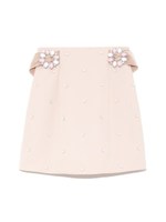 [L.B CANDY STOCK]ビジュ―バックル台形スカート/PNK