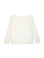 ファイノルディスラッフルブラウス/ホワイト(030)