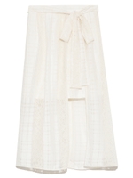 レースミディ丈スカパン/OWHT