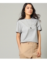 【洗える】天竺シンプルプルオーバー/グレー(012)