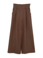 ウエストスリットワイドパンツ/ベージュ(040)