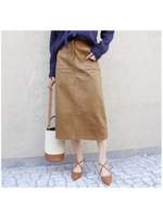 タイトロングスカート/ブラック