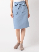 ポケット付タイトスカート/ブルー