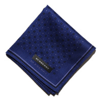 2014/15AW 新作 新品 バーバリー ハンカチ 34172 ブルー系 メンズ 小物にもアクセントを