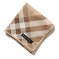 2015SS 新作 新品 バーバリー BURBERRY チェックハンカチ ベージュ系 d-000271 メンズ レディース