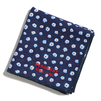 2015SS 新作 新品 バーバリーブラックレーベル ハンカチ d-000486 ネイビー系 メンズ レディース