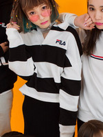 FILA|ボーダーラガースウェット【別注】