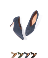 Vカットパンプス