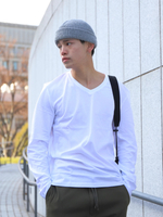 VネックロングTEE