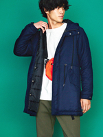 WEGO/【販売停止】ウールタッチフーデッドコート