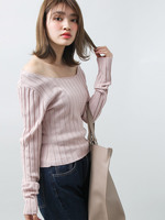 WEGO/オフショルセーター