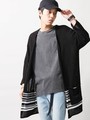 WEGO/カールヤーン7分袖ロングガウン