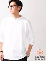 WEGO/サーモストレージモックネックTシャツ