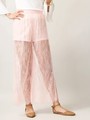 WEGO/シアーレースワイドパンツ