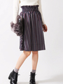 WEGO/ストライプリバーシブルスカート