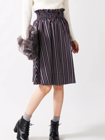 WEGO/ストライプリバーシブルスカート