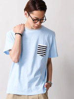 WEGO/ニットポケットTシャツ
