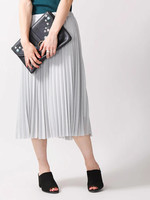 WEGO/ラメプリーツミディスカート