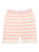 WEGO/リボン付ボーダーモコモコパンツ