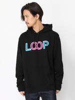WEGO|LOOPロゴプリントパーカー