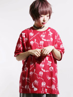 WEGO|SDM総柄Tシャツ