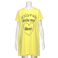 【50%OFF】ロゴプリント入りTシャツワンピース