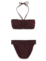 【emmi atelier】ウーブンシャーリングスイムウエア/BRW