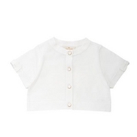 【トドラー向け】半袖カーディガン