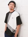 ブロッキングクルーネックTEE