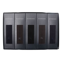 【新品】 5足セット  バーバリーロンドン 60460 BURBERRY LONDON グレー系×ブラック系 メンズ