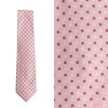 【新品】 クレストブリッジ 小紋柄　ネクタイ  68870 CRESTBRIDGE ピンク メンズ
