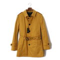 【新品】 コート M バーバリーブラックレーベル 47882 BURBERRY BLACK LABEL マスタード系 メンズ