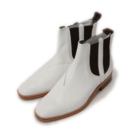 【新品】 サイドゴアブーツ 26 , [筒高さ]13cm バーバリーブラックレーベル 47219 BURBERRY BLACK LABEL ホワイト系 メンズ