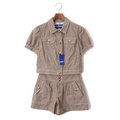 【新品】 セットアップ 38 バーバリーブルーレーベル 48858 BURBERRY BLUE LABEL カーキ系 レディース