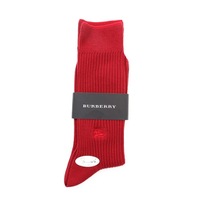【新品】 ソックス 25〜27 バーバリーロンドン 52128 BURBERRY LONDON レッド系 メンズ