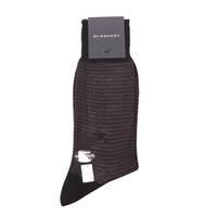 【新品】 ソックス 靴下 25〜26 バーバリー 50480 BURBERRY グレー系 メンズ