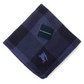 【新品】 タオルハンカチ  バーバリー 59712 BURBERRY ネイビー系 レディース