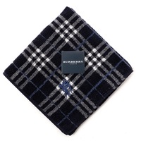 【新品】 タオルハンカチ  バーバリーロンドン 60370 BURBERRY LONDON ネイビー系 レディース