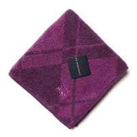 【新品】 タオルハンカチ  バーバリーロンドン 68840 BURBERRY LONDON パープル レディース