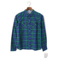 【新品】 チェックシャツ 38 バーバリーブルーレーベル 48854 BURBERRY BLUE LABEL ブルー系×グリーン系 レディース