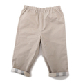 【新品】 チェックパンツ（リバーシブル） 12M バーバリー 46316 BURBERRY ベージュ系×グレー系 ボーイズ