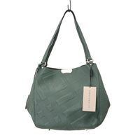 【新品】 トートバッグ 25.5×15×26.5cm バーバリー y-000563 BURBERRY グリーン系 レディース
