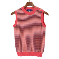 【新品】 ニットベスト 38 バーバリーブルーレーベル 46719 BURBERRY BLUE LABEL ピンク系 レディース