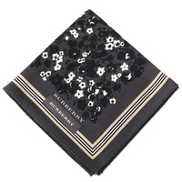 【新品】 ハンカチ  バーバリー 60178 BURBERRY ブラック系 レディース