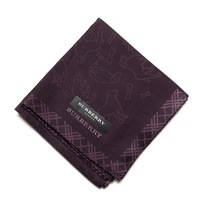 【新品】 ハンカチ  バーバリーロンドン 64291 BURBERRY LONDON パープル レディース