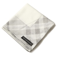 【新品】 ハンカチ  バーバリーロンドン 64570 BURBERRY LONDON ホワイト レディース