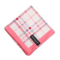 【新品】 ハンカチ チェック  バーバリー 71638 BURBERRY ピンク メンズ