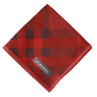 【新品】 ハンカチ 大判サイズ バーバリーロンドン 59312 BURBERRY LONDON レッド系 レディース