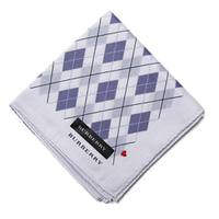 【新品】 ハンカチ　アーガイル  バーバリーロンドン 66057 BURBERRY LONDON ブルー レディース